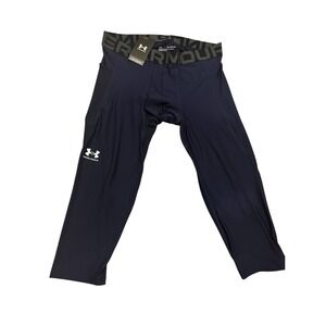 Under Amour Heat Gear 2XL XXL Blue NWT mens compression base layer pants Outdoor